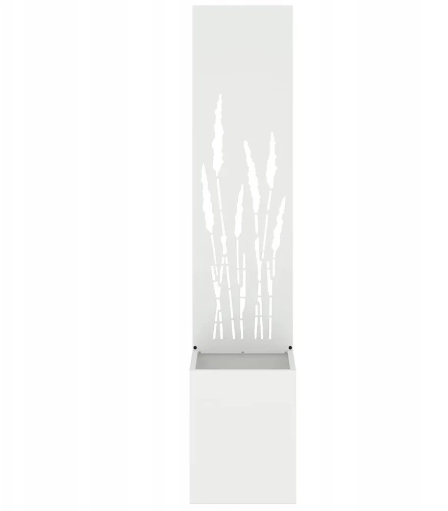 Sodo privatumo ekranas „Fretwork“ Balta 32 x 32 x 150 cm