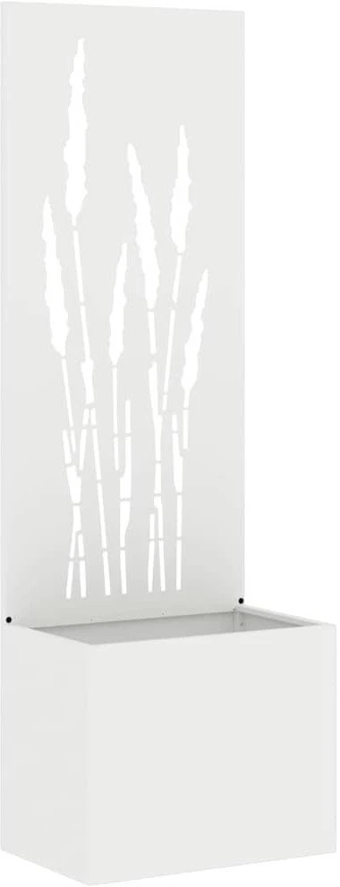 Sodo privatumo ekranas „Fretwork“ Balta 50 x 32 x 150 cm
