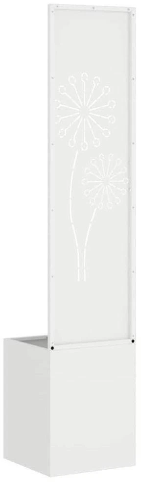 Sodo privatumo ekranas „Fretwork“ Balta 32 x 32 x 150 cm