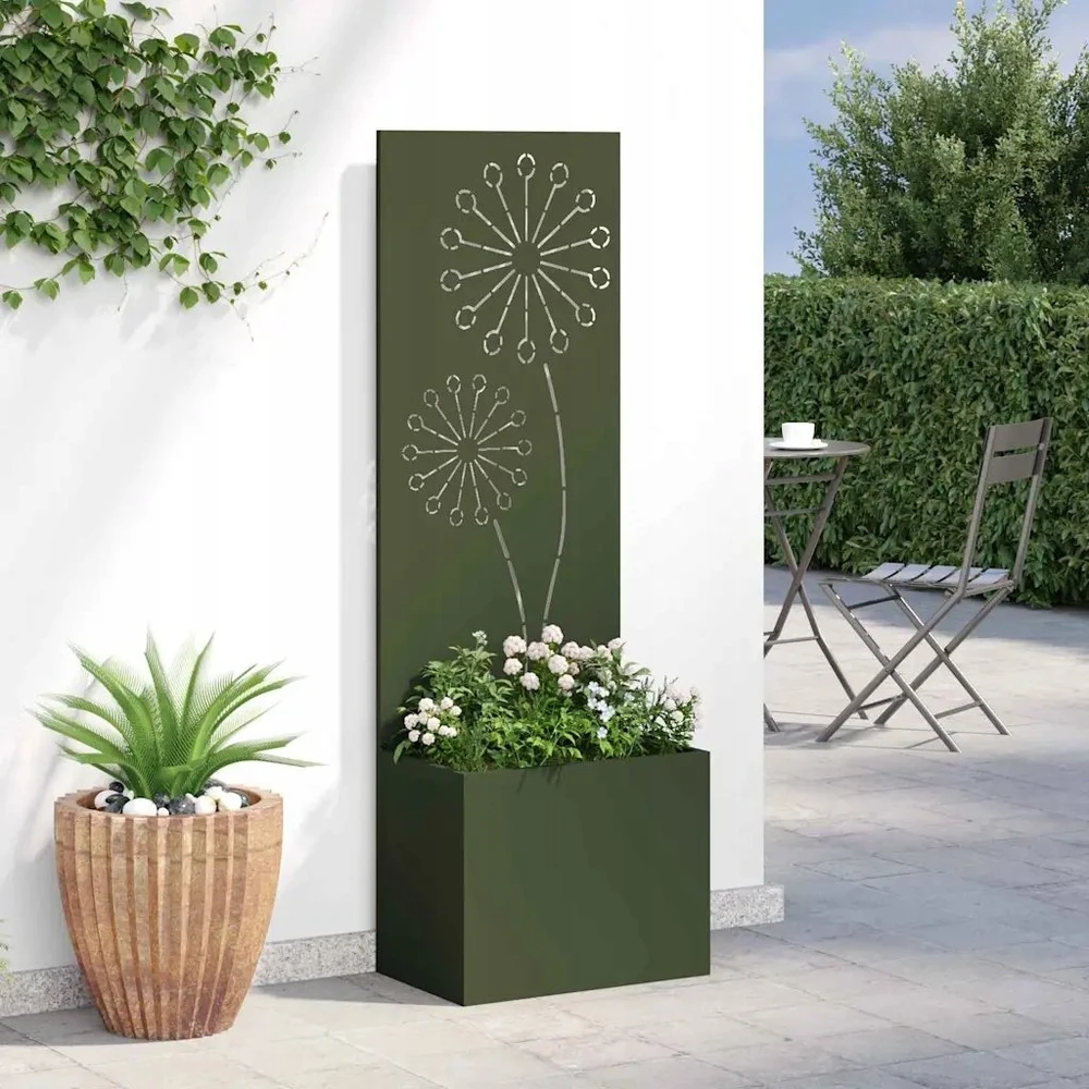 Sodo privatumo ekranas Alyvuogių žalia 50 x 32 x 150 cm