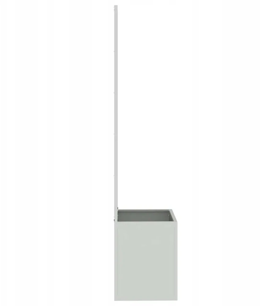 Sodo privatumo ekranas „Fretwork“ Sidabro 50 x 32 x 150 cm