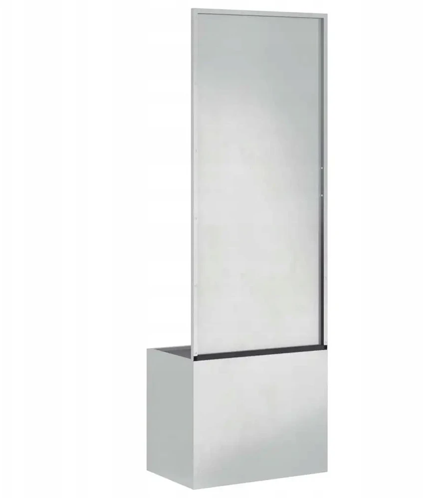 Sodo privatumo ekranas „Fretwork“ Sidabrinė 50 x 32 x 150 cm