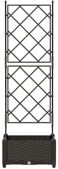 Sodo vazonas 3 vnt. Pilka 120 x 40 x 143 cm PP