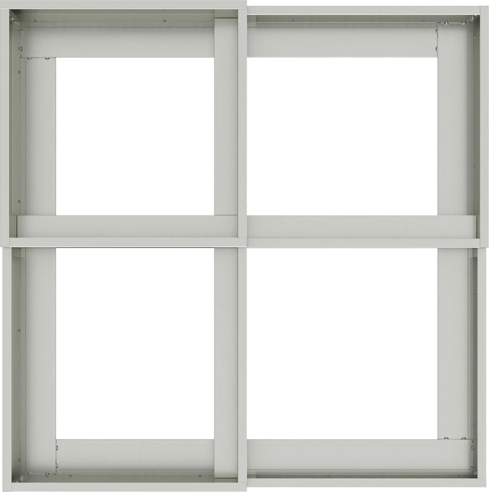 Sodo vazonas Sidabro 80 x 80 x 60 cm Galvanizuotas plienas