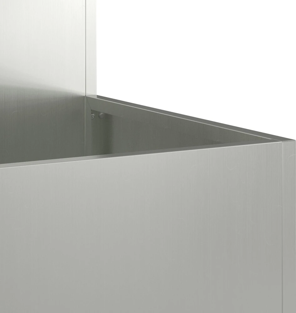 Sodo vazonas Sidabro 80 x 80 x 48 cm Galvanizuotas plienas