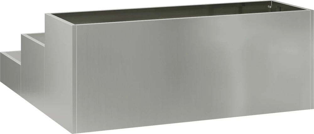 Sodo vazonas Sidabro 90 x 90 x 35 cm Cinkuota plienas