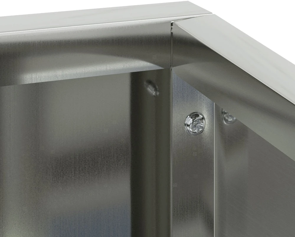 Sodo vazonas Sidabrinė 100 x 100 x 50 cm Galvanizuotas plienas