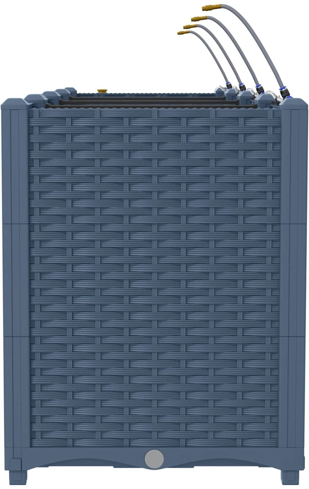 Sodo vazonas 4 vnt. Pilka 160 x 40 x 52 cm PP