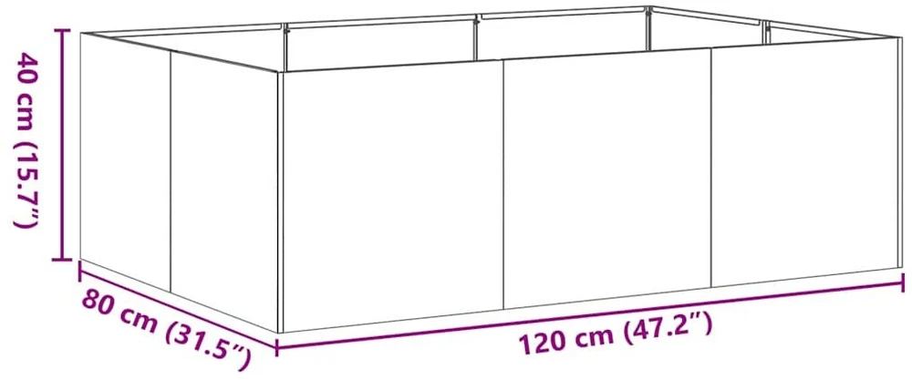 Lovelis, baltos spalvos, 120x80x40cm, plienas