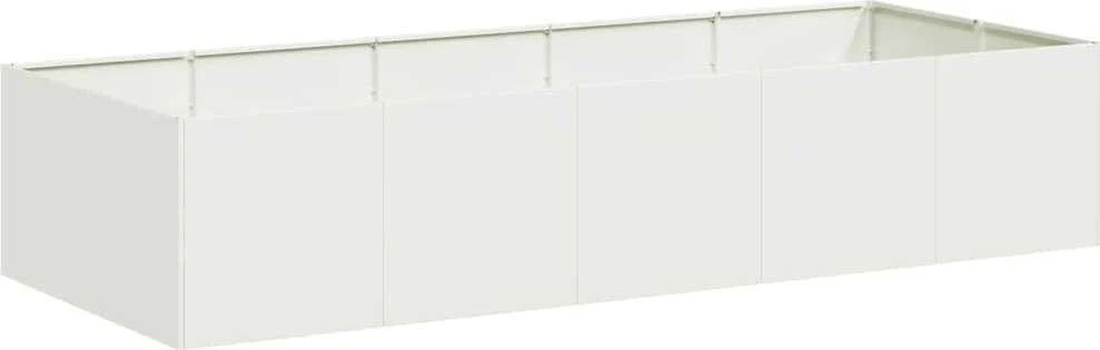 Lovelis, baltos spalvos, 200x80x40cm, plienas