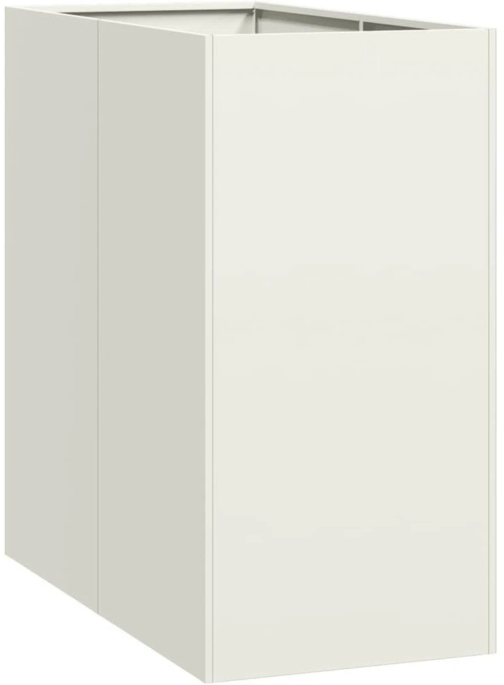Lovelis, baltos spalvos, 40x80x80cm, plienas