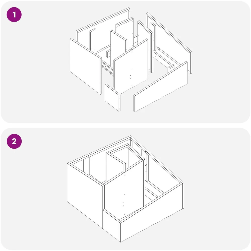 Sodo vazonas Balta 60 x 60 x 50 cm Šaltai valcuotas plienas