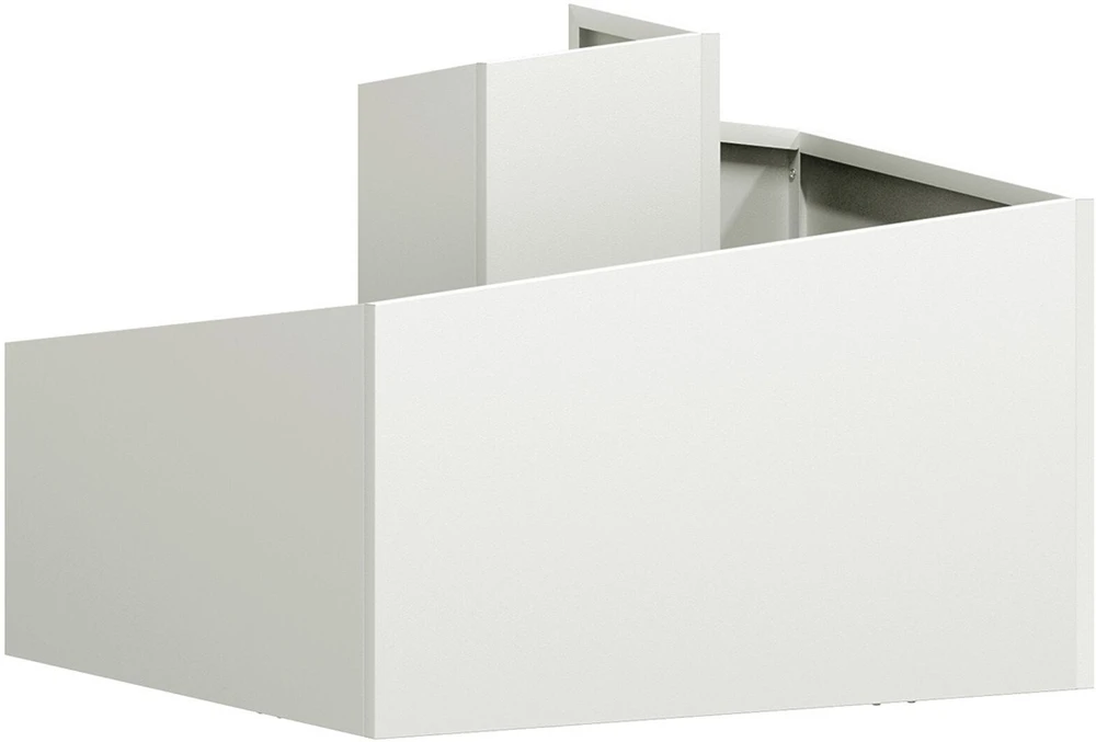 Sodo vazonas Balta 60 x 60 x 50 cm Šaltai valcuotas plienas