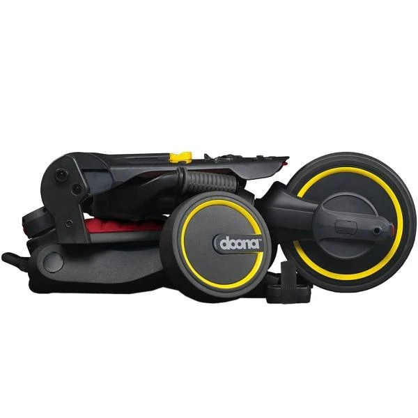 Doona Liki Trike S3 5in1 Sulankstomas triratukas dviratukas - Juodas/raudonas