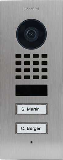 DoorBird DoorBird D1102V IP Vid. Türst. V4A Edels. 2Ruftasten Unterputz