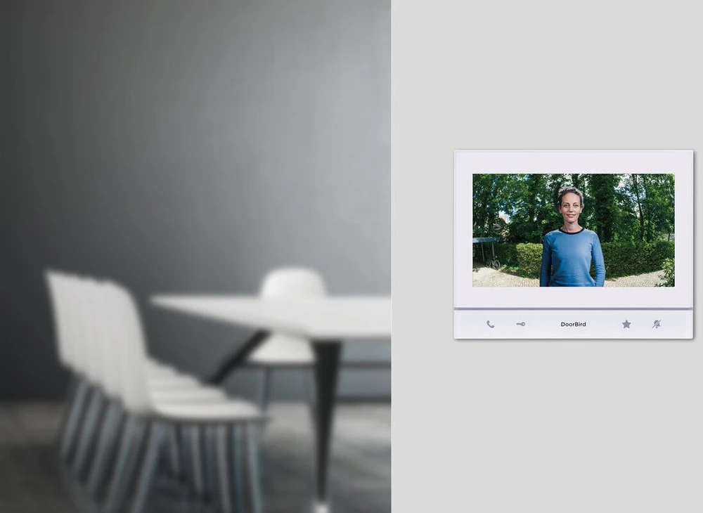 DoorBird IP vaizdo vidinė stotelė A1103 Polar Baltas Edition