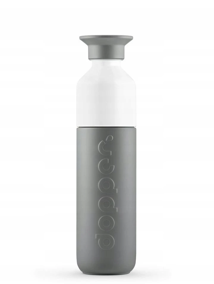 Gertuvė DOPPER , Insulated, Steel Vanduo Bottle, Pilkas, 350 ml For Women