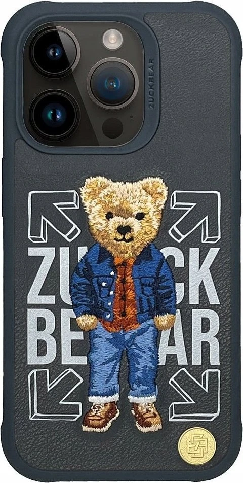 ZUCK BEAR dėklas SAN FRANCISCO FORTUNE, skirtas IPHONE 16 socialinei atmosferai