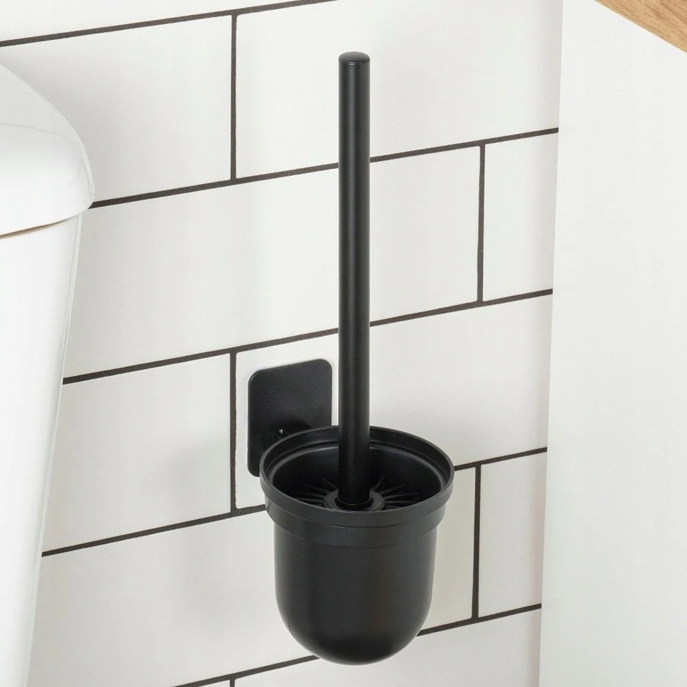 Dornbracht Tualeto šepetys Vilde su laikikliu, silikoninis, juodas, 35 cm