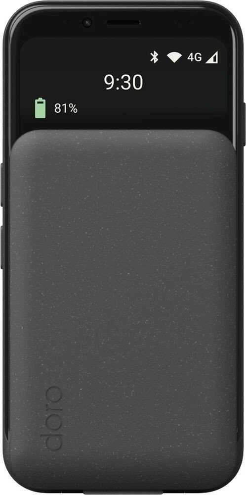 Išmanusis telefonas Doro Aurora A20 Graphite + Wireless Charging Station