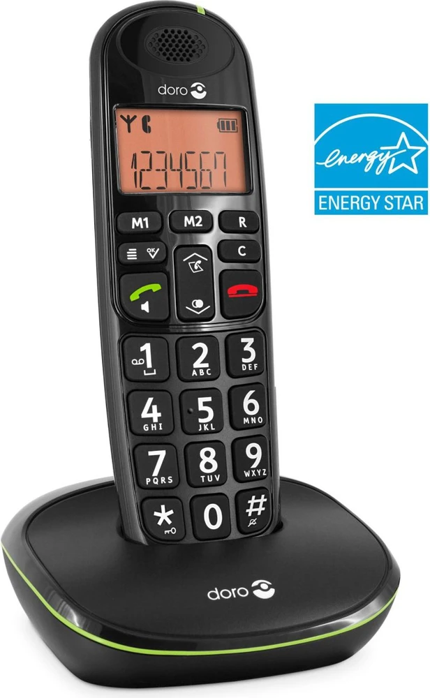 Doro Juodas fiksuotojo ryšio telefonas