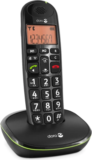 Doro Juodas fiksuotojo ryšio telefonas
