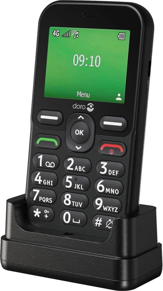Išmanusis telefonas Doro Leva E10 LTE (Juodas)