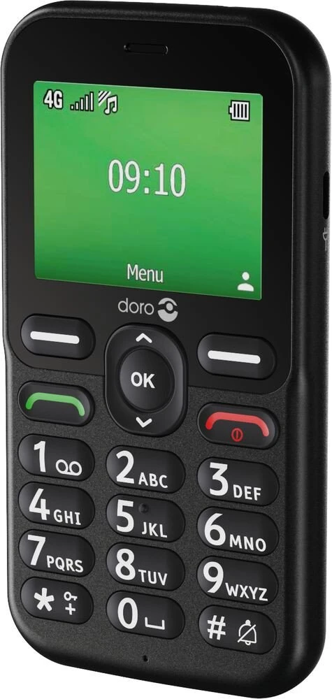 Išmanusis telefonas Doro Leva E10 LTE (Juodas)