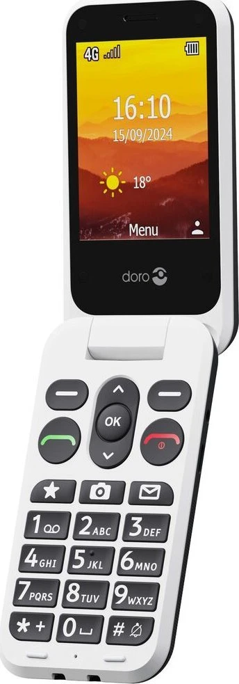 Išmanusis telefonas Doro Leva L30 Juodas Baltas