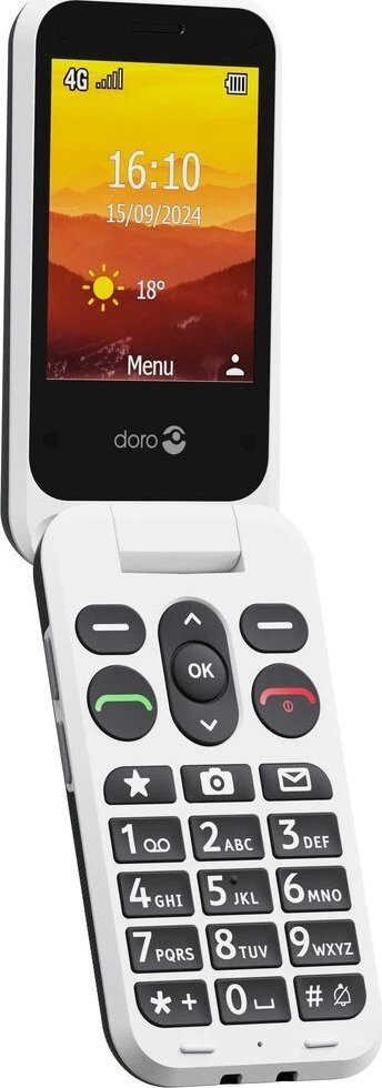 Išmanusis telefonas Doro Leva L30 Juodas Baltas