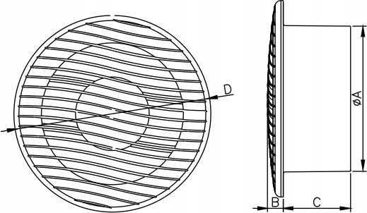 Dospel Buitinis lubų ventiliatorius Dospel 150MM NV 15 007-0334