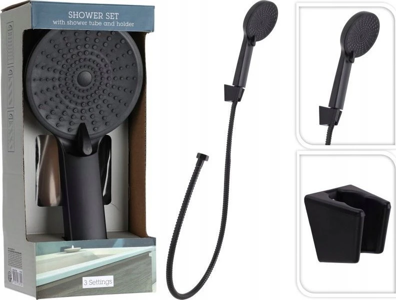 Douceur Dinterieur Ausinė 3 funkcijų dušas, Ø 11 cm, su dušo žarna