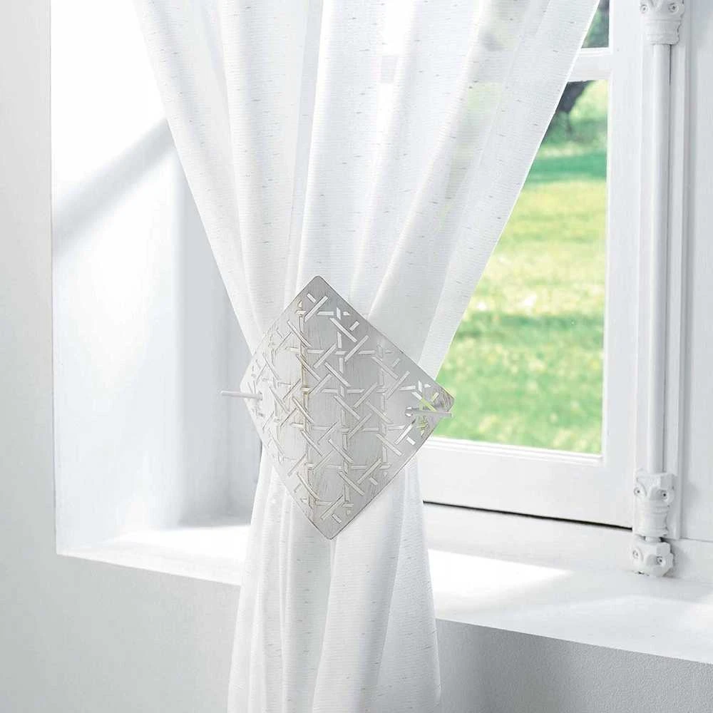 Douceur d`Interieur BOBIX užuolaidų segtukas, 1 vnt., baltas