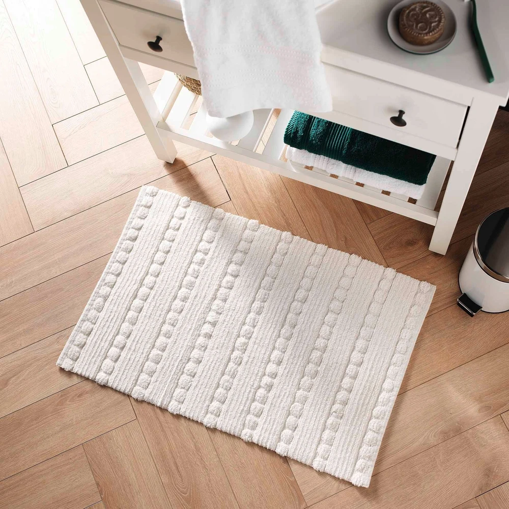 Douceur Dinterieur Interjero dizaino vonios kilimėlis 80x50cm, ekru spalvos