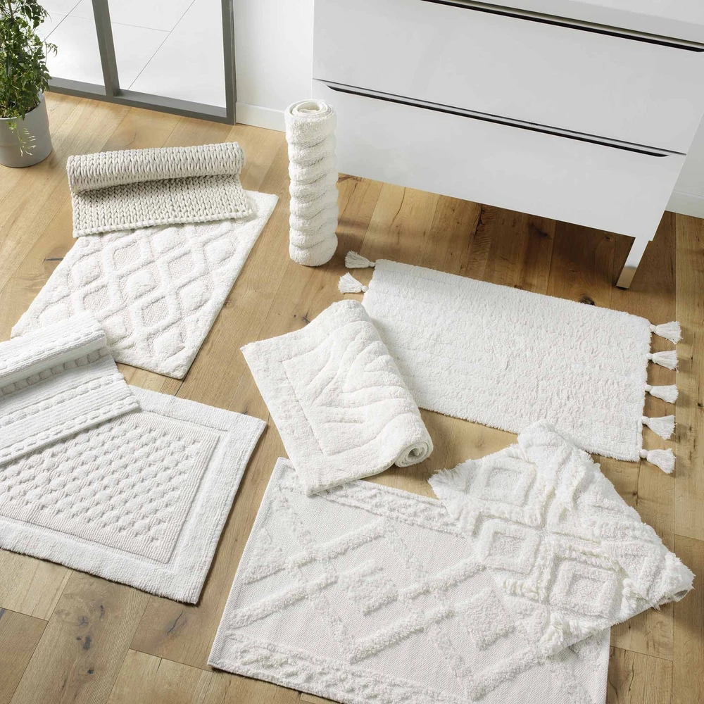 Douceur Dinterieur Interjero dizaino vonios kilimėlis 80x50cm, ekru spalvos