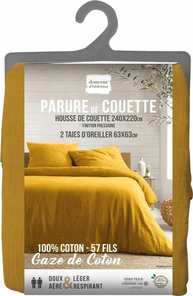 Douceur Dinterieur Interjero dizainas ANGELIA muslino patalynės komplektas, 240 x 220 cm