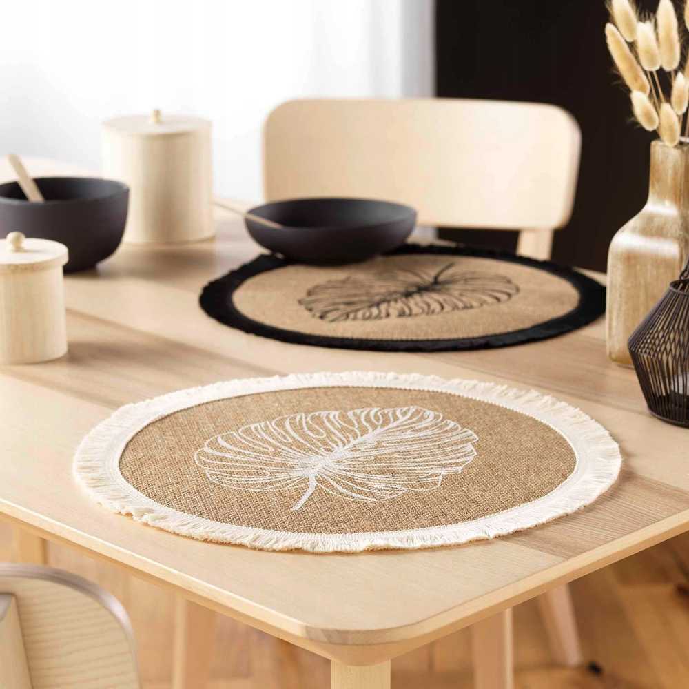Douceur Dinterieur Interjero dizainas Džiuto padėkliukas MOGADOR, Ø 38 cm