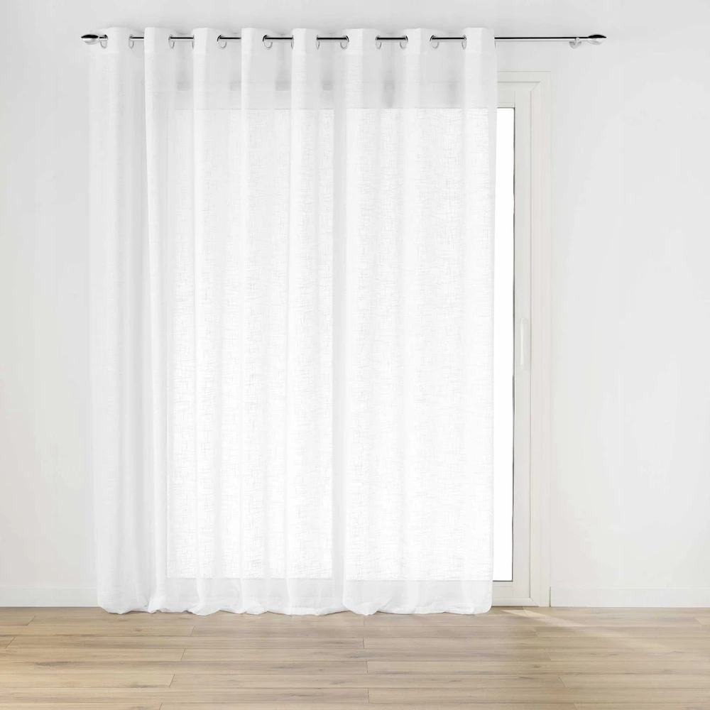 Douceur Dinterieur Interjero dizainas Plati užuolaida su kilpomis, lino efektas, HALTONA, 300 x 240 cm