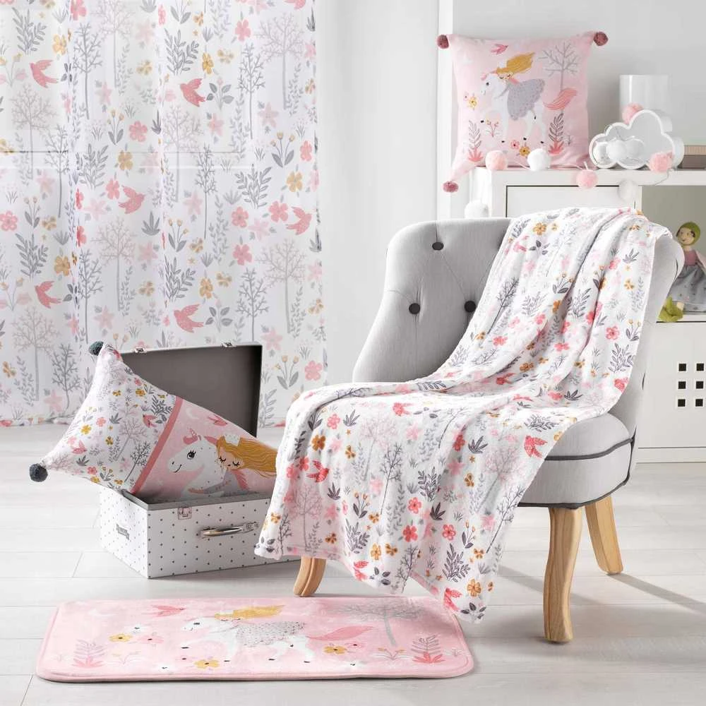 Douceur Dinterieur Interjero dizainas Vaikiškas kilimėlis WOODEN FEARY, 45 x 75 cm