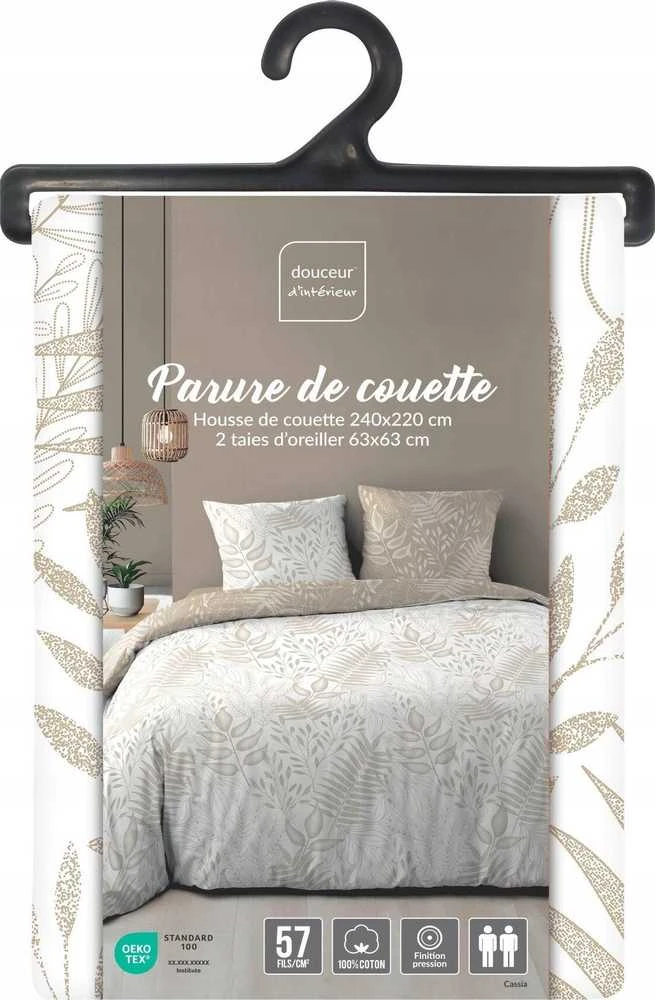 Douceur Dinterieur Interjero dizaineris Medvilninės patalynės komplektas CASSIA, 240 x 220 cm
