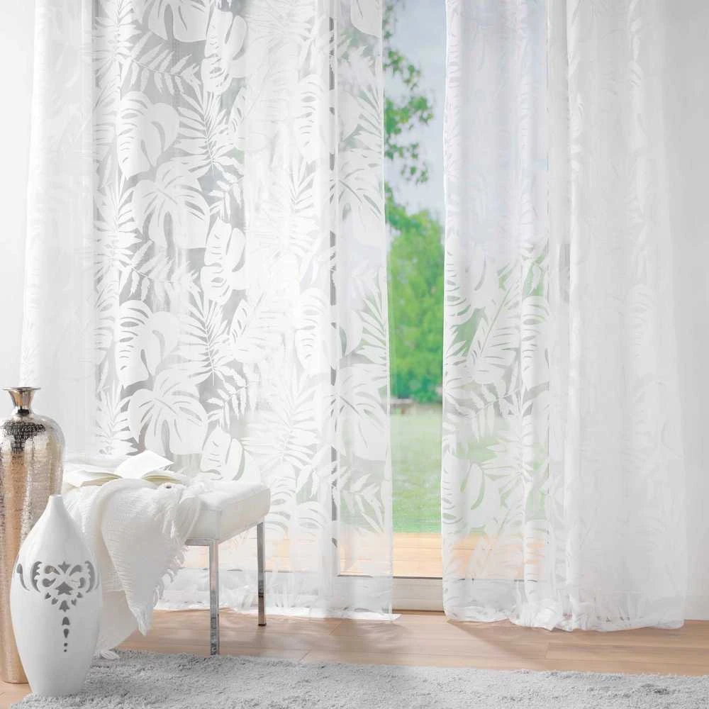 Douceur Dinterieur Interjero dizaino Užuolaida su augalo raštu MAGNOLIA, 140 x 240 cm