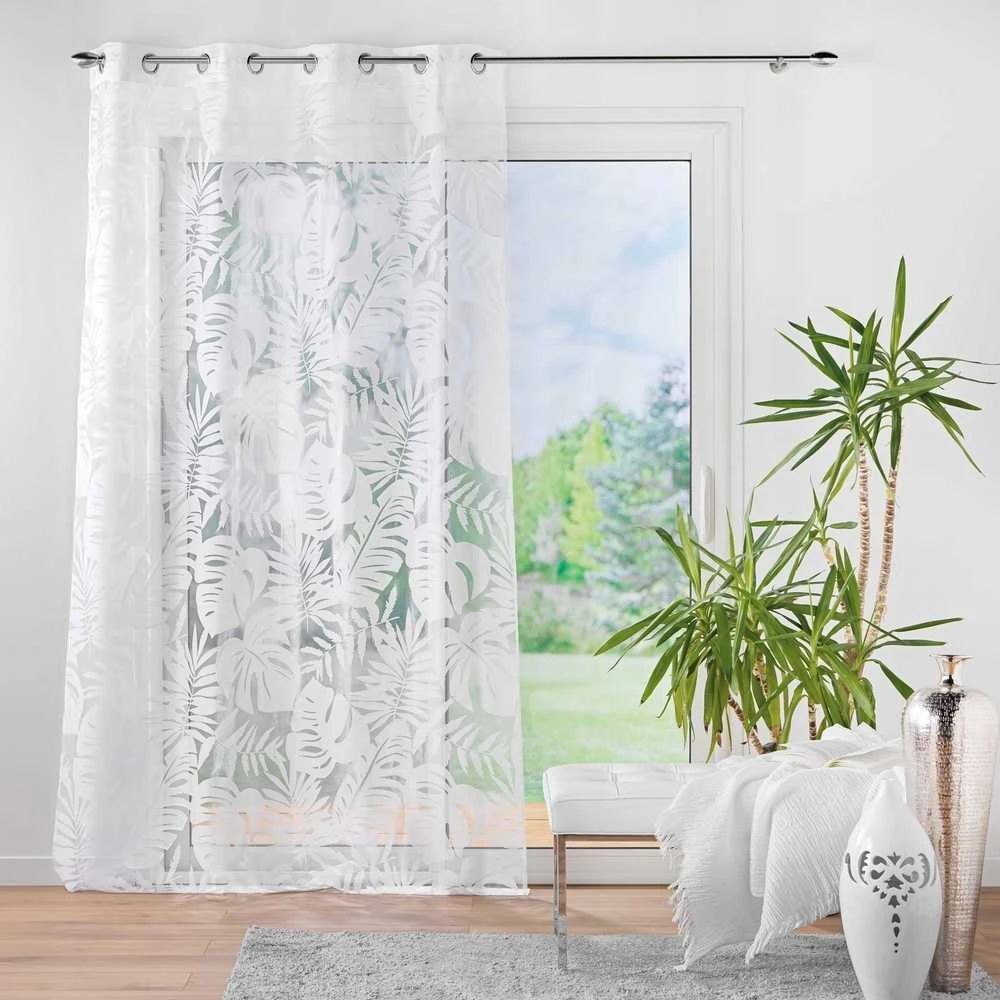 Douceur Dinterieur Interjero dizaino Užuolaida su augalo raštu MAGNOLIA, 140 x 240 cm