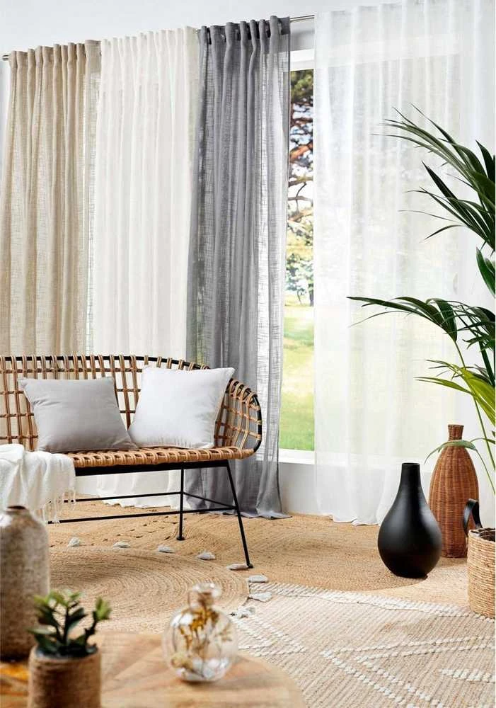 Douceur Dinterieur Interjero dizaino Užuolaida su paslėptomis petnešėlėmis HALTON, 140 x 240 cm