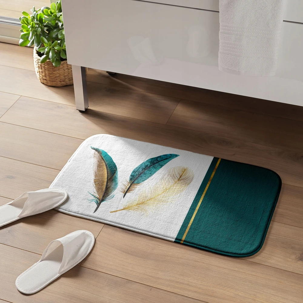 Douceur Dinterieur Interjero dizaino vonios kilimėlis 45x75 cm baltas