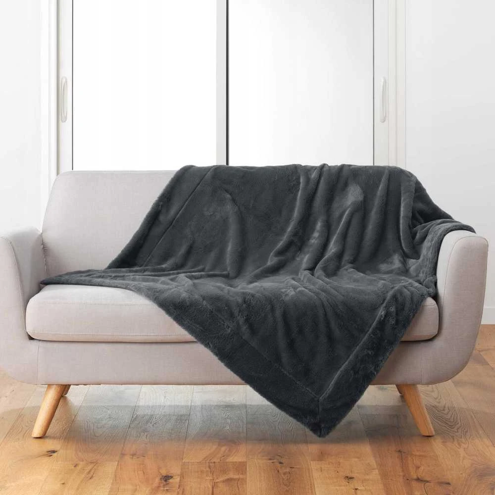 Douceur Dinterieur Interjero minkštumas Koc futrzak CARESSE, 125 x 150 cm