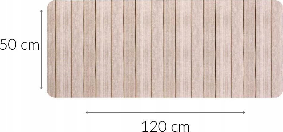 Douceur d`Interieur Mata antypoślizgowa 50x120cm smėlio spalva