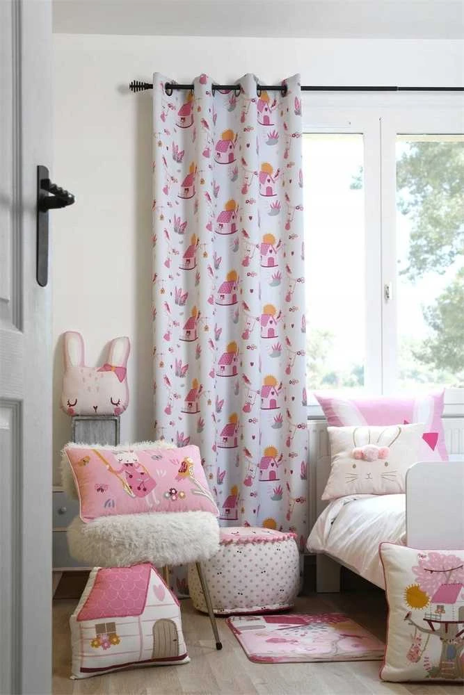 Douceur Dinterieur Vaikiškas interjero dizaino kilimas MATTY, rožinis, 45 x 75 cm