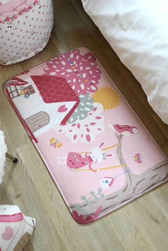 Douceur Dinterieur Vaikiškas interjero dizaino kilimas MATTY, rožinis, 45 x 75 cm