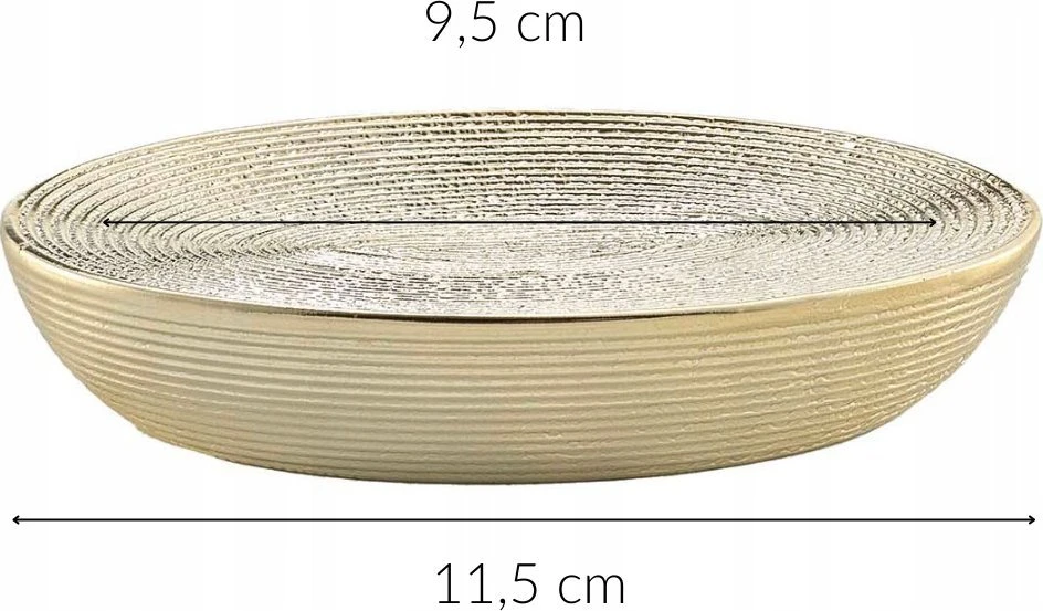 Douceur Dinterieur Metalinės muilinės interjero dizainui, TRESOR, 11,5 x 9,5 cm
