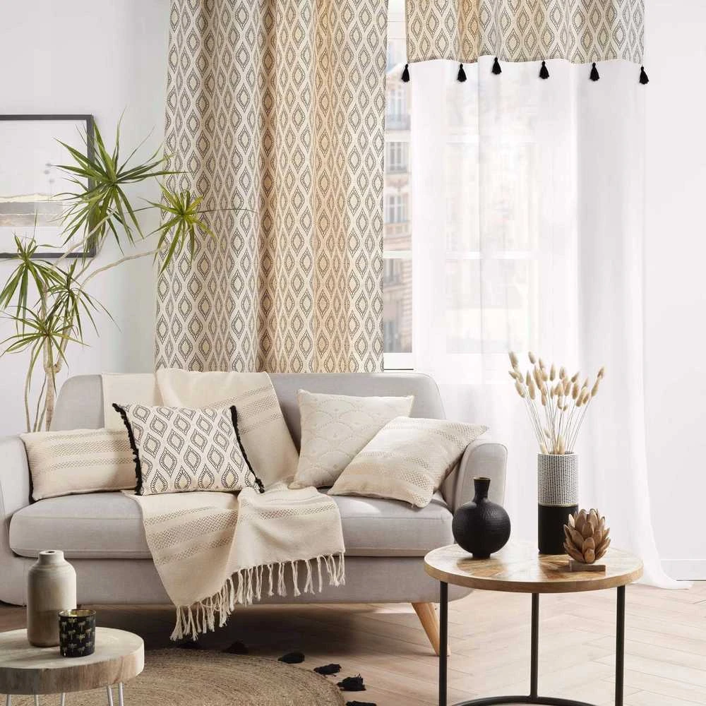Douceur d`Interieur Narzuta su frędzlami DORELINE, 125 x 150 cm